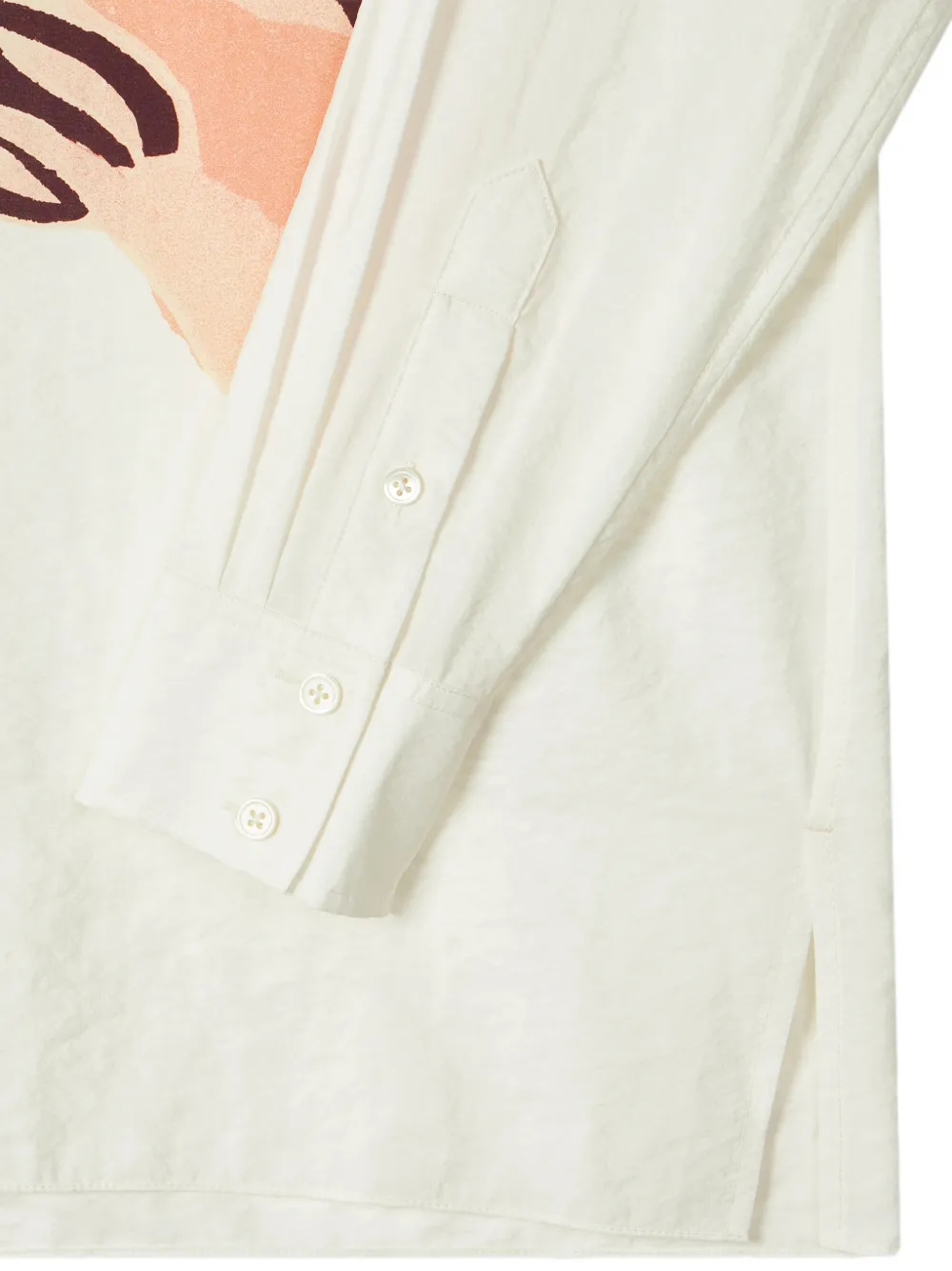 Paul Smith Blouse met bloemenprint Beige