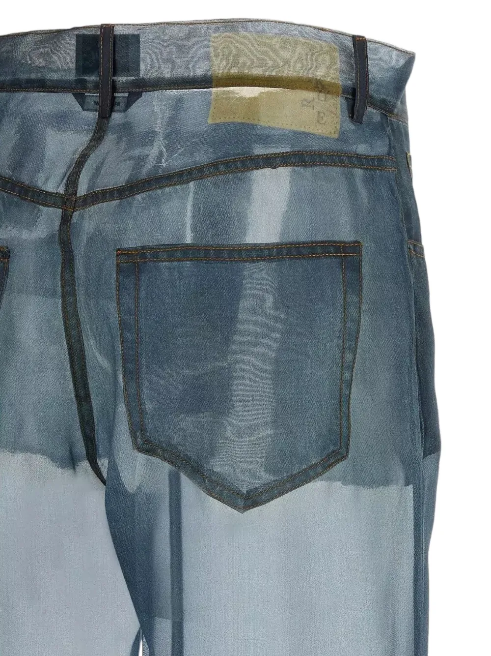Haikure Bonnie zijden jeans Blauw