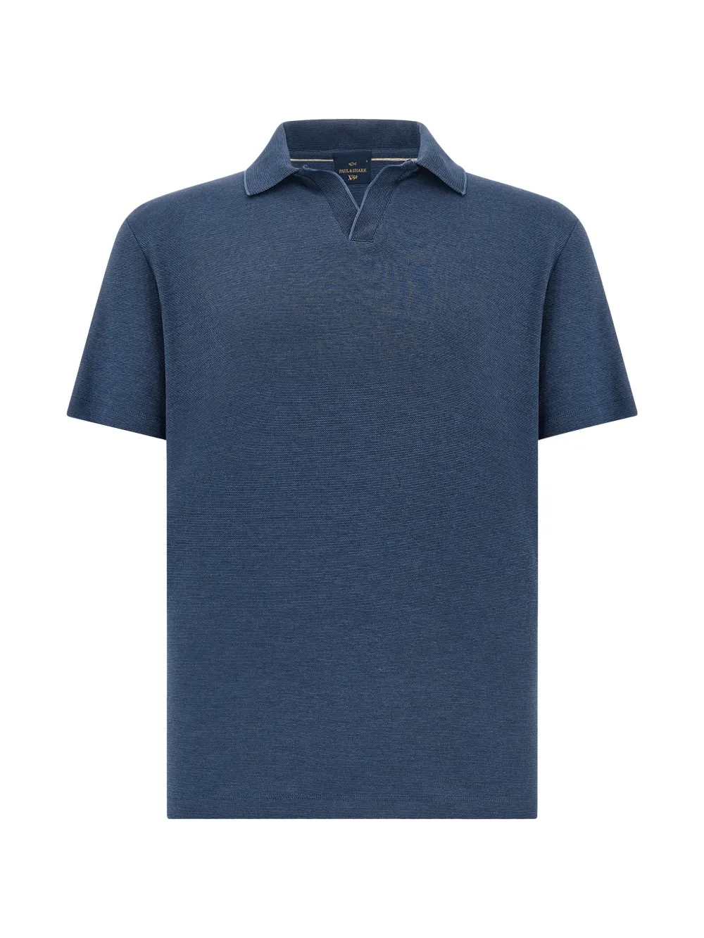 Paul & Shark open-collar cotton polo shirt - Blau