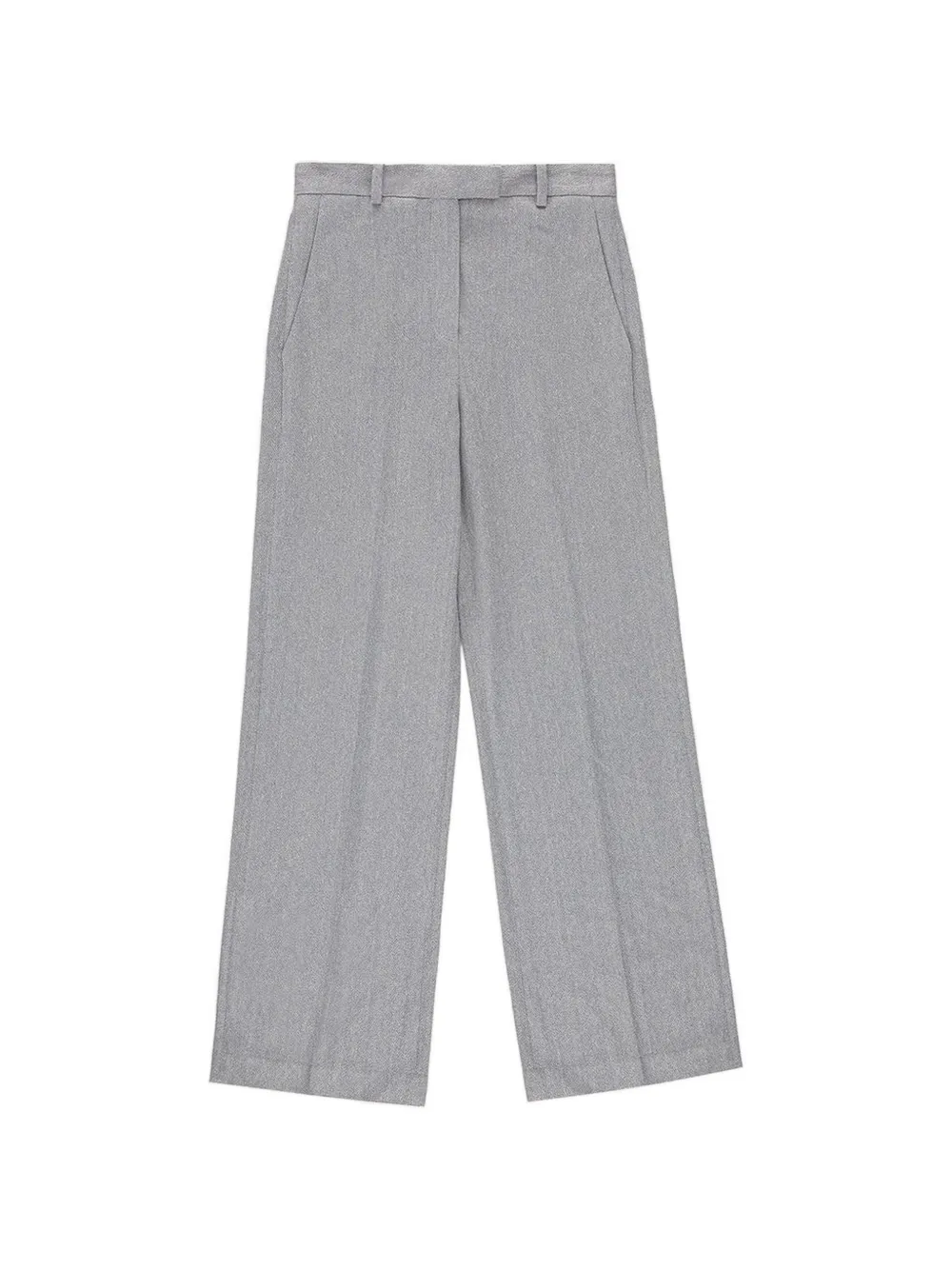 Circolo 1901 pleated linen trousers - Grau