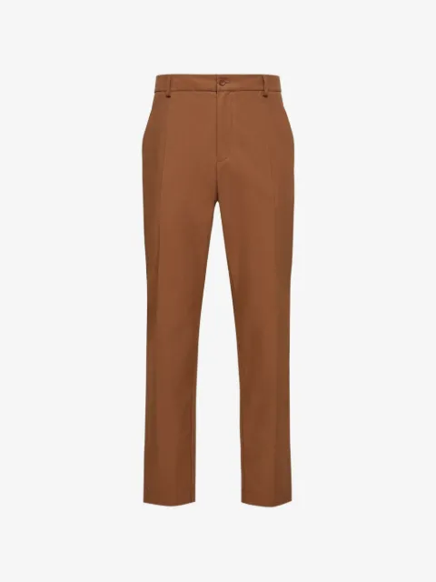Moncler Technical pleated cotton trousers
