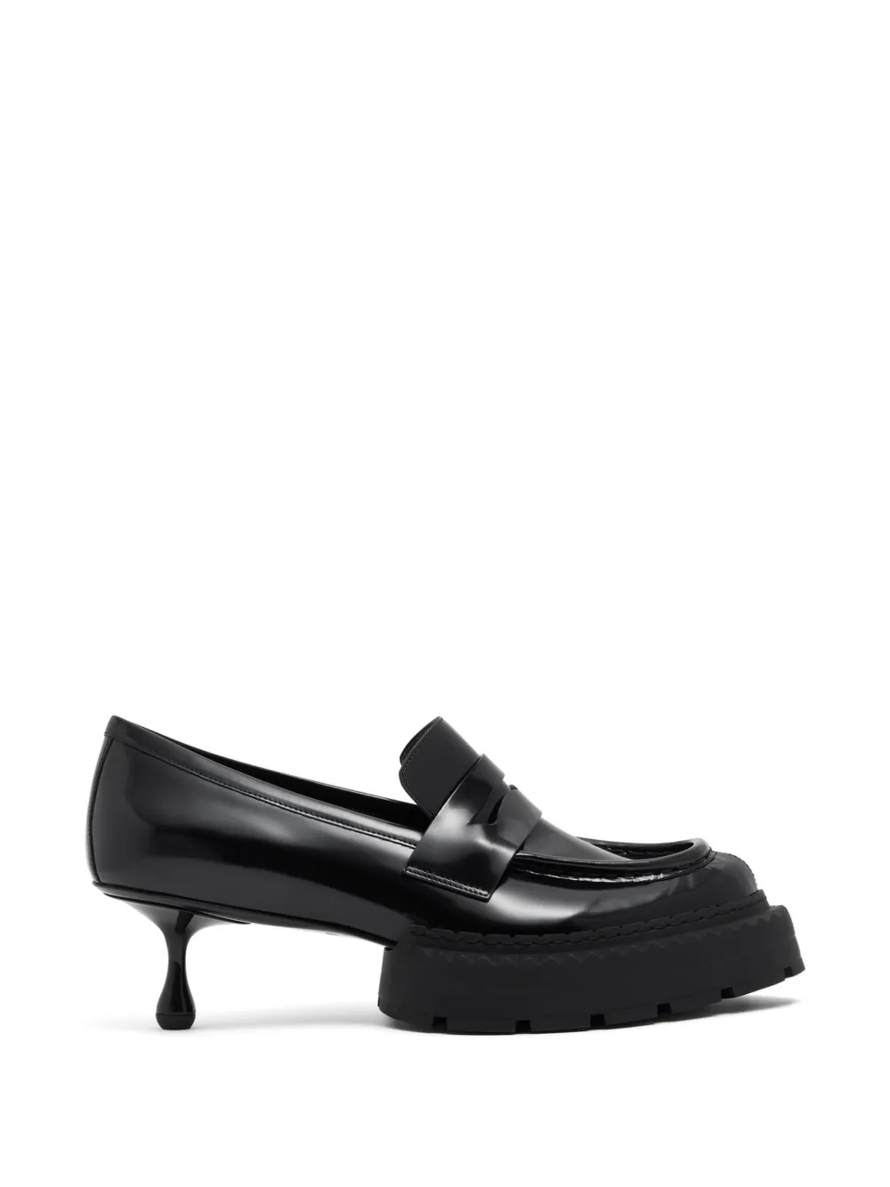 Noir Kei Ninomiya x Jimmy Choo 30 mm Maxi loafers Zwart