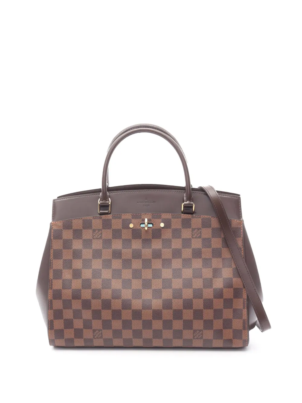 Louis Vuitton Pre-Owned 2014 Damier Ebene Rivoli MM satchel - Marrone