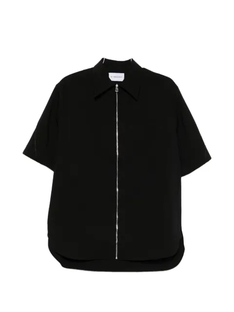 Givenchy zip-up short-sleeve shirt