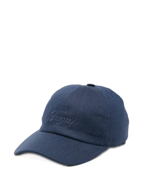 Brioni embroidered-logo baseball cap