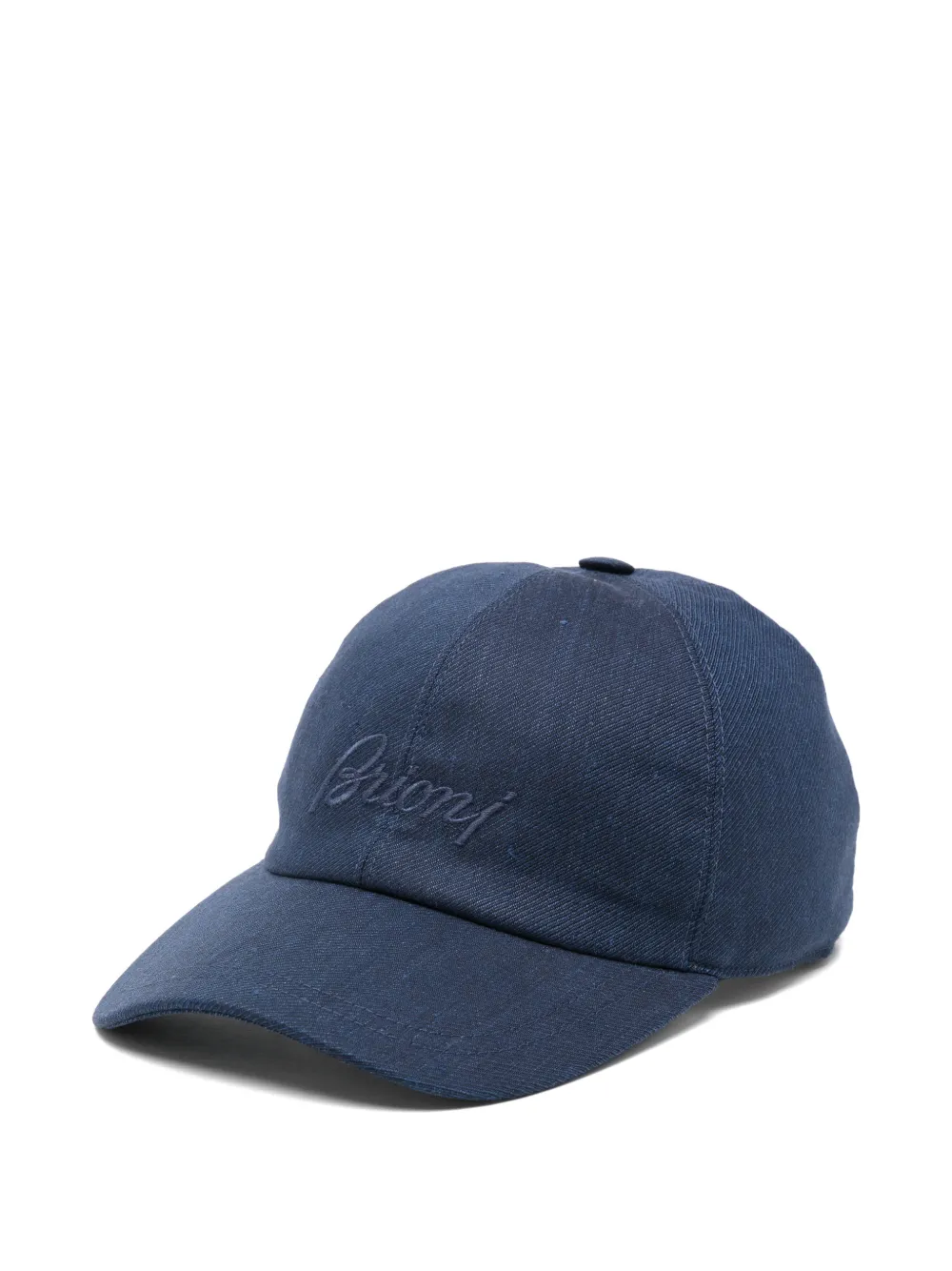 Brioni embroidered-logo baseball cap - Blu