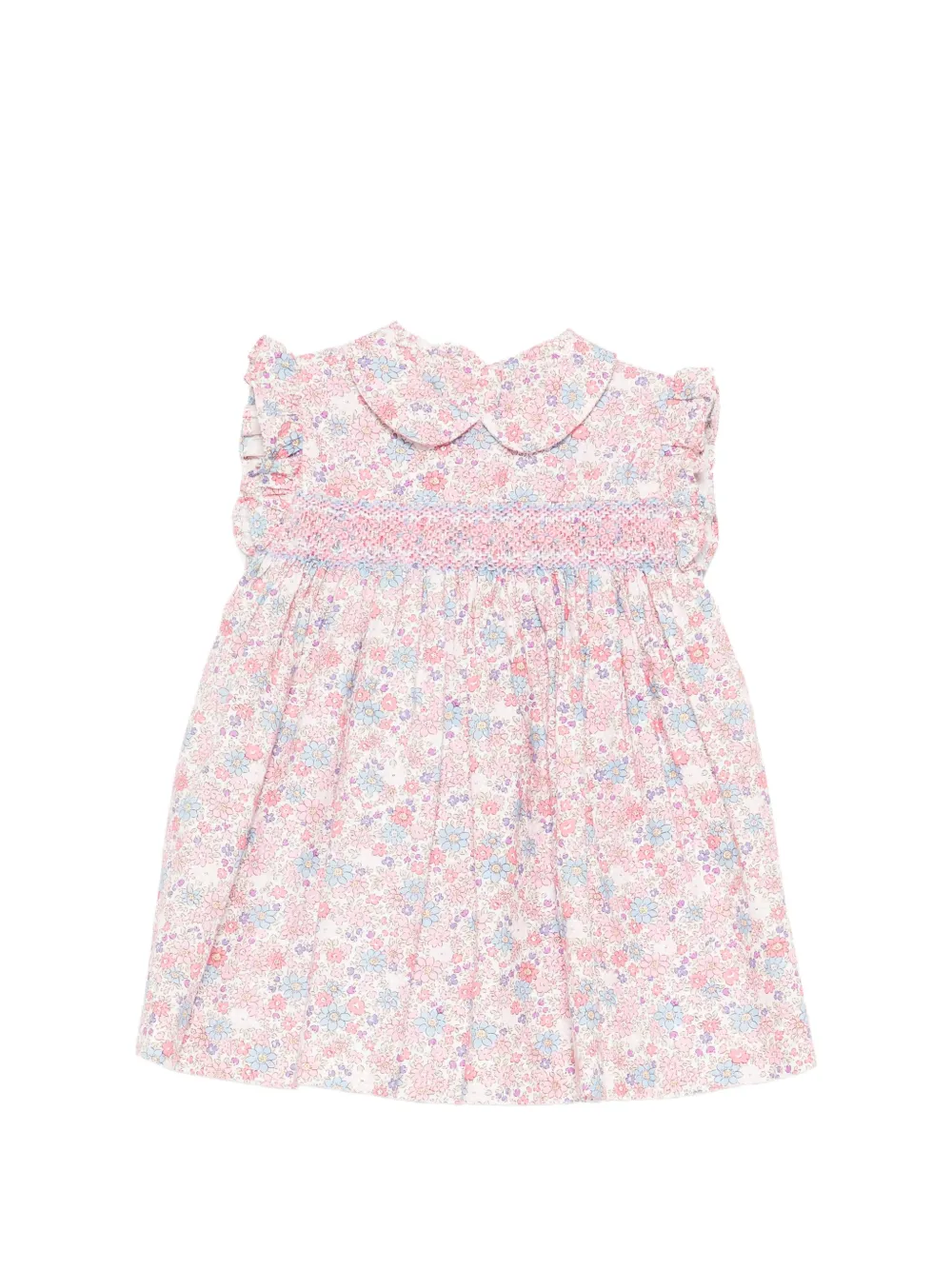Siola floral-print smocked dress - Rosa