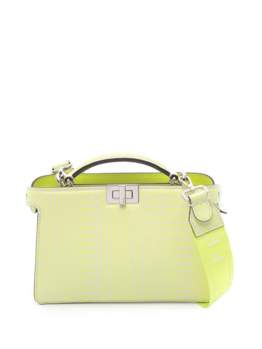 Fendi Pre-Owned 2010-2026 x Marc Jacobs Leather Peekaboo Iseeu XCross satchel - Giallo