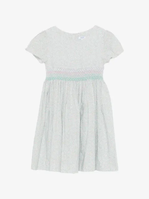 Siola floral-print smocked-waist dress