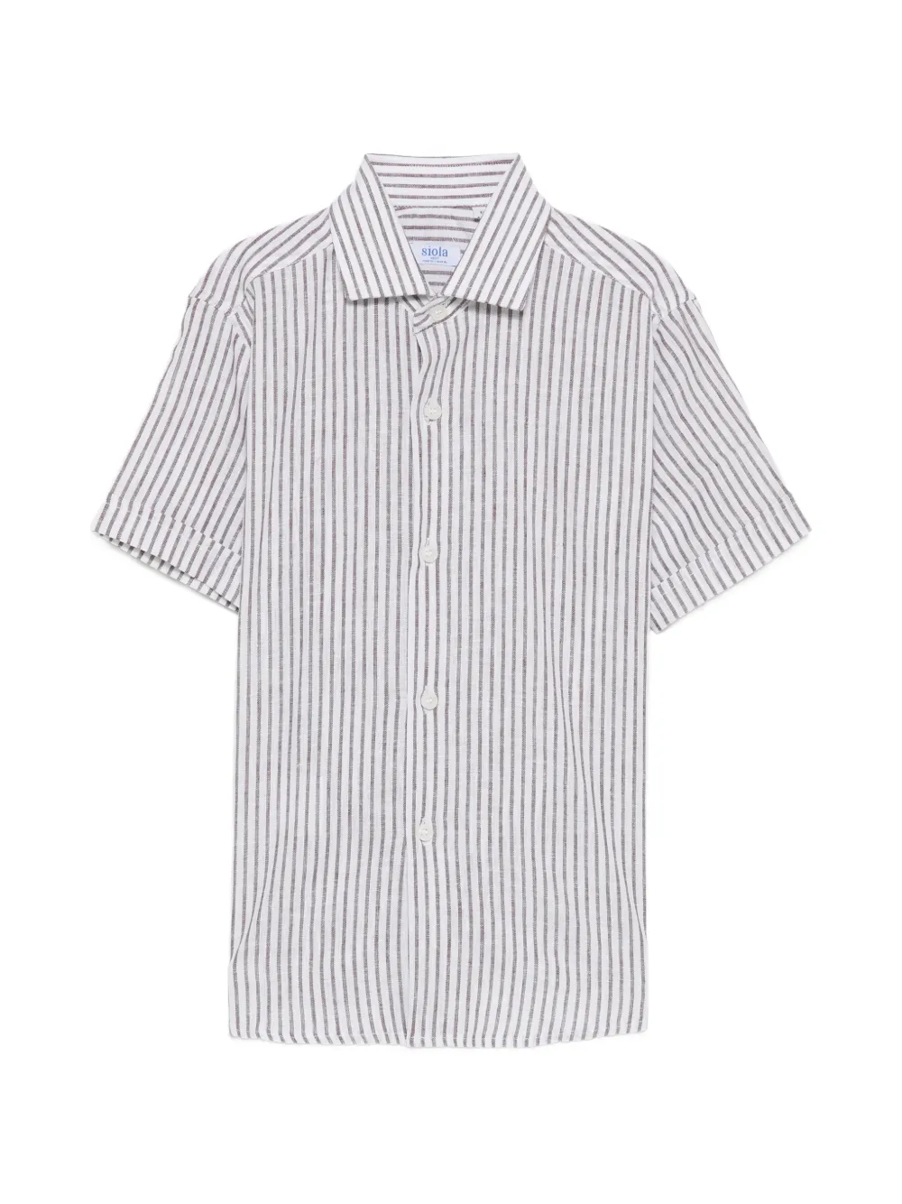 Siola striped short-sleeve shirt - Weiß
