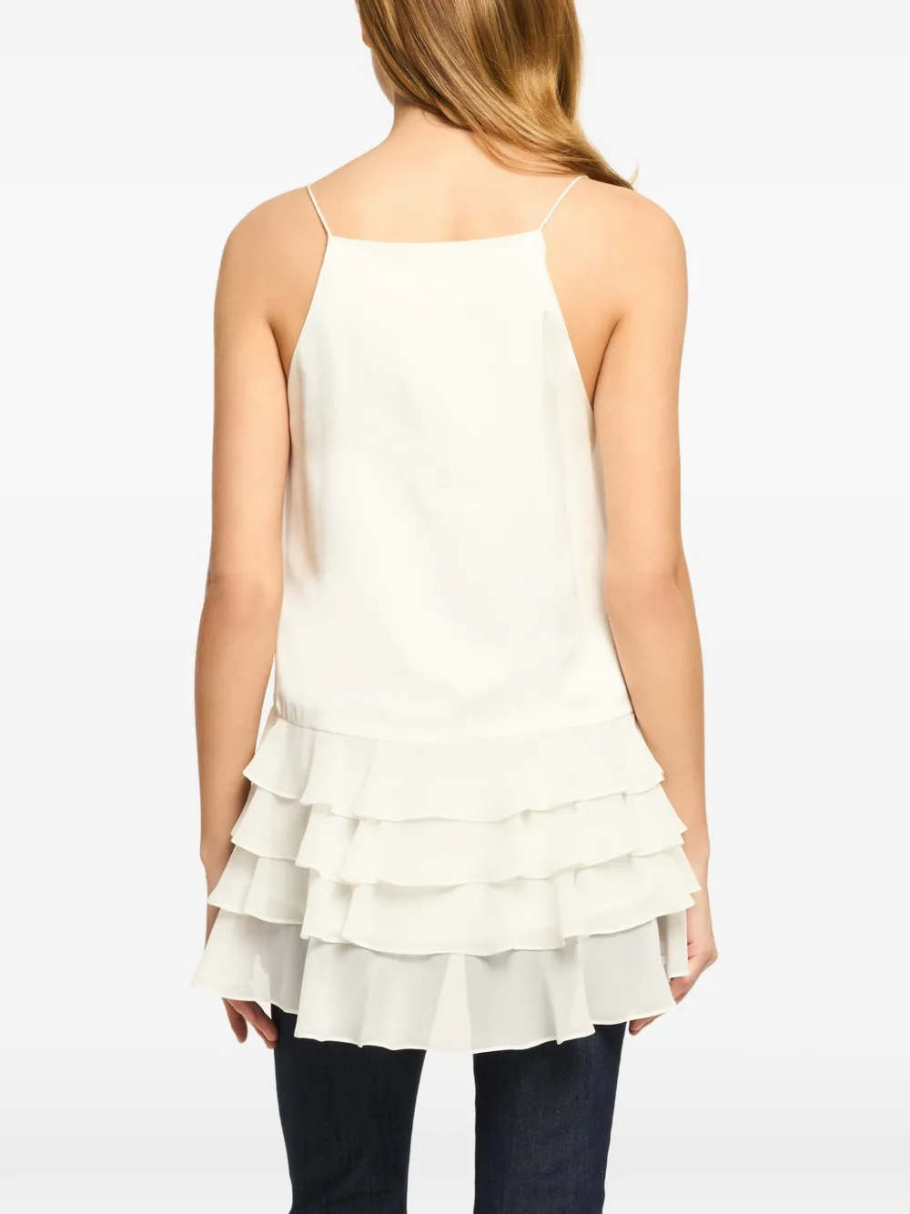 Cinq A Sept Top met V-hals Beige
