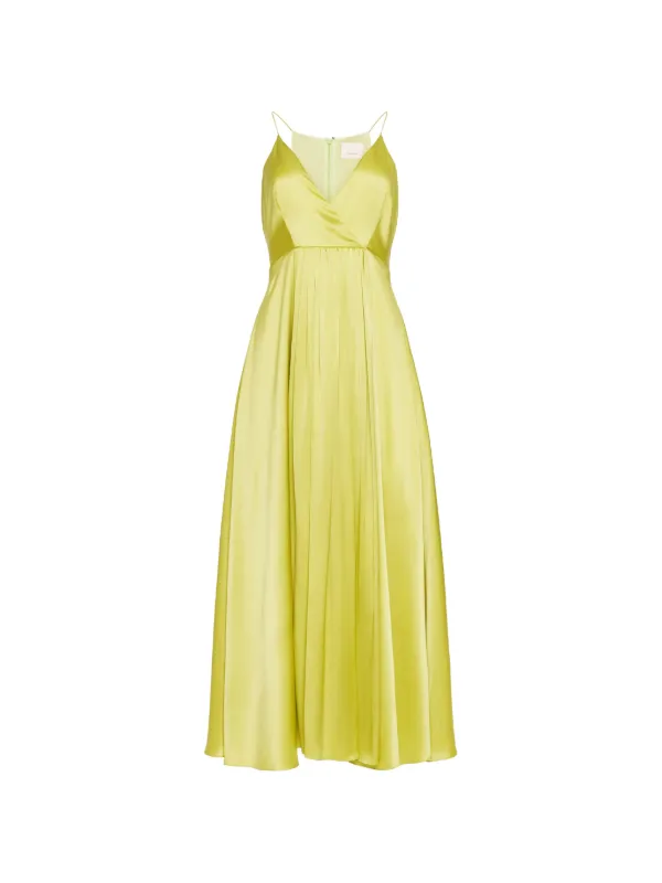 cinq a sept pleated dress Cinq A Sept Women's Galina Dress - Green - Size 8