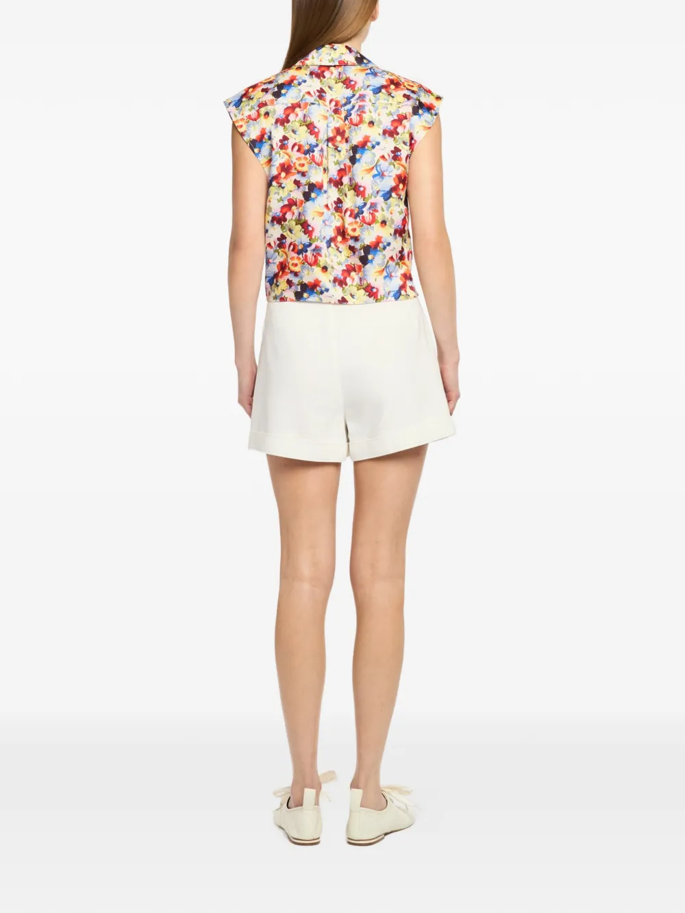 Cinq A Sept Wildflower mouwloze top Rood