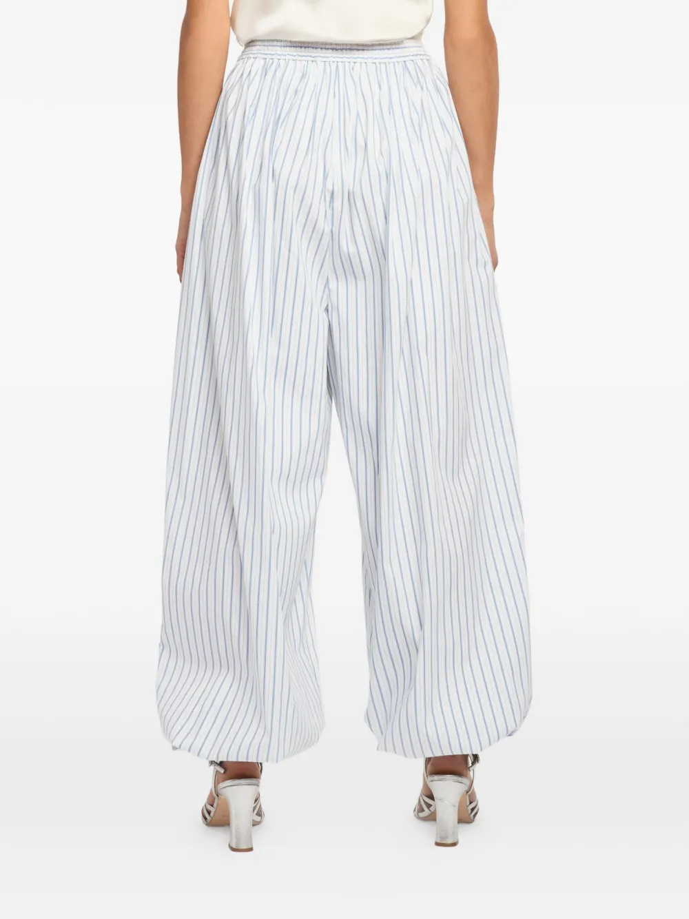 Cinq A Sept Gestreepte broek Wit
