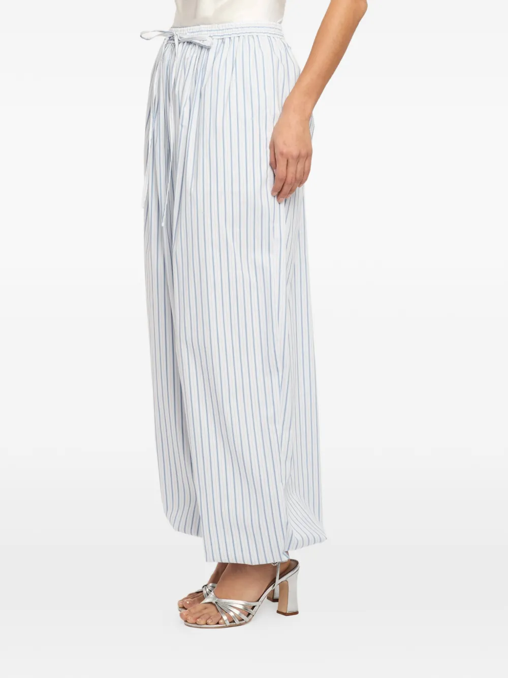 Cinq A Sept Gestreepte broek Wit