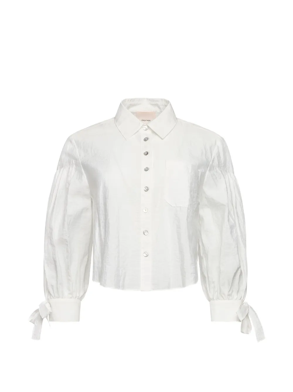 Cinq A Sept bow sleeve shirt - Bianco