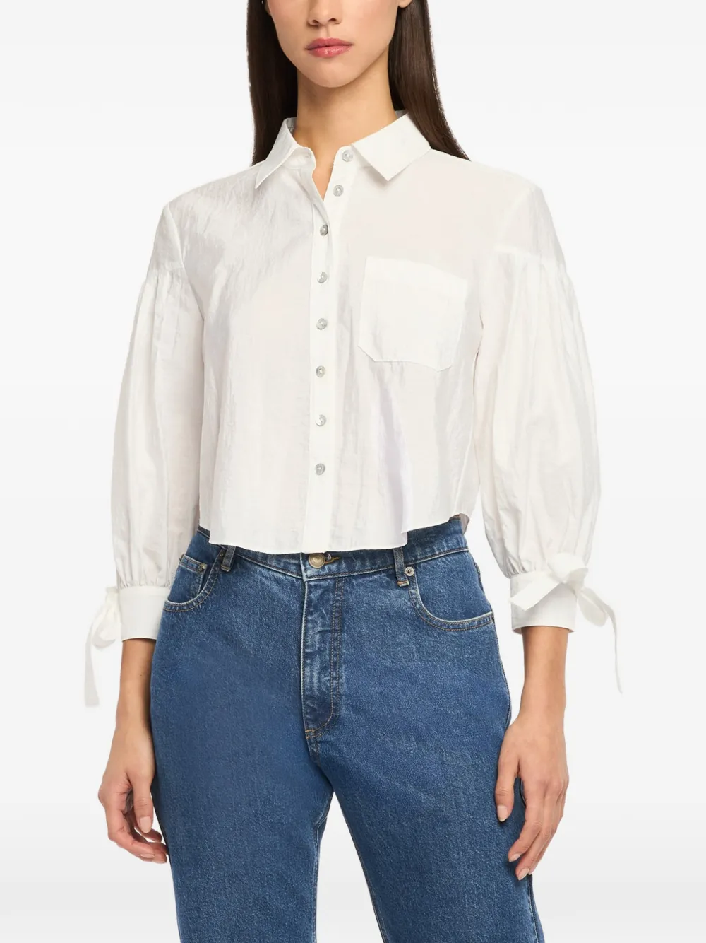 Cinq A Sept Blouse met strik Wit