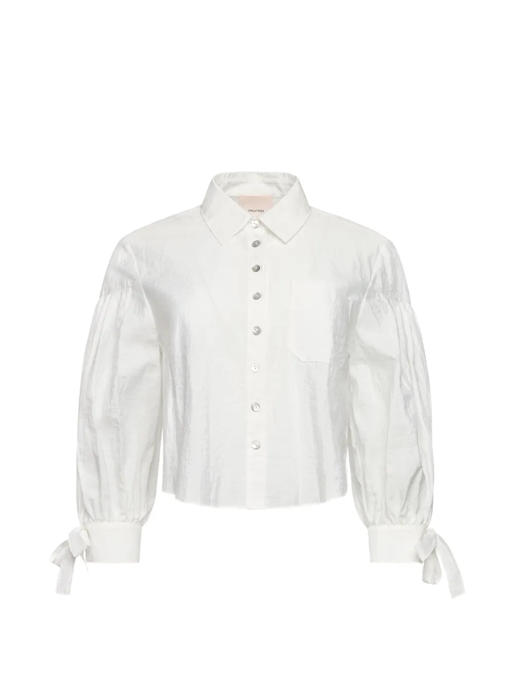 Cinq A Sept bow sleeve shirt - Bianco