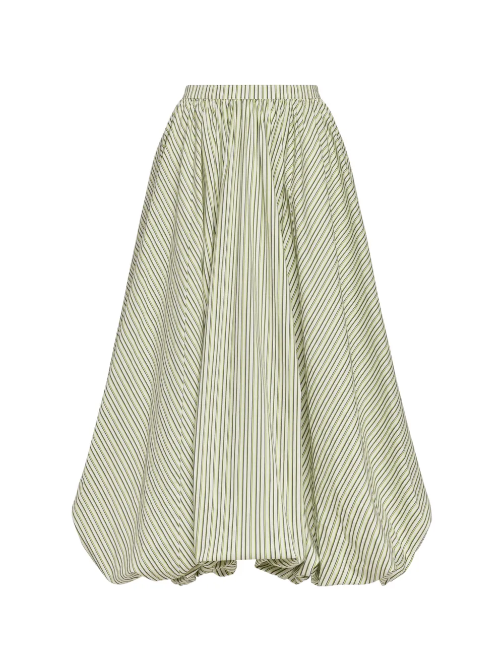 Cinq A Sept Gonna lunga Sophie a righe - Bianco