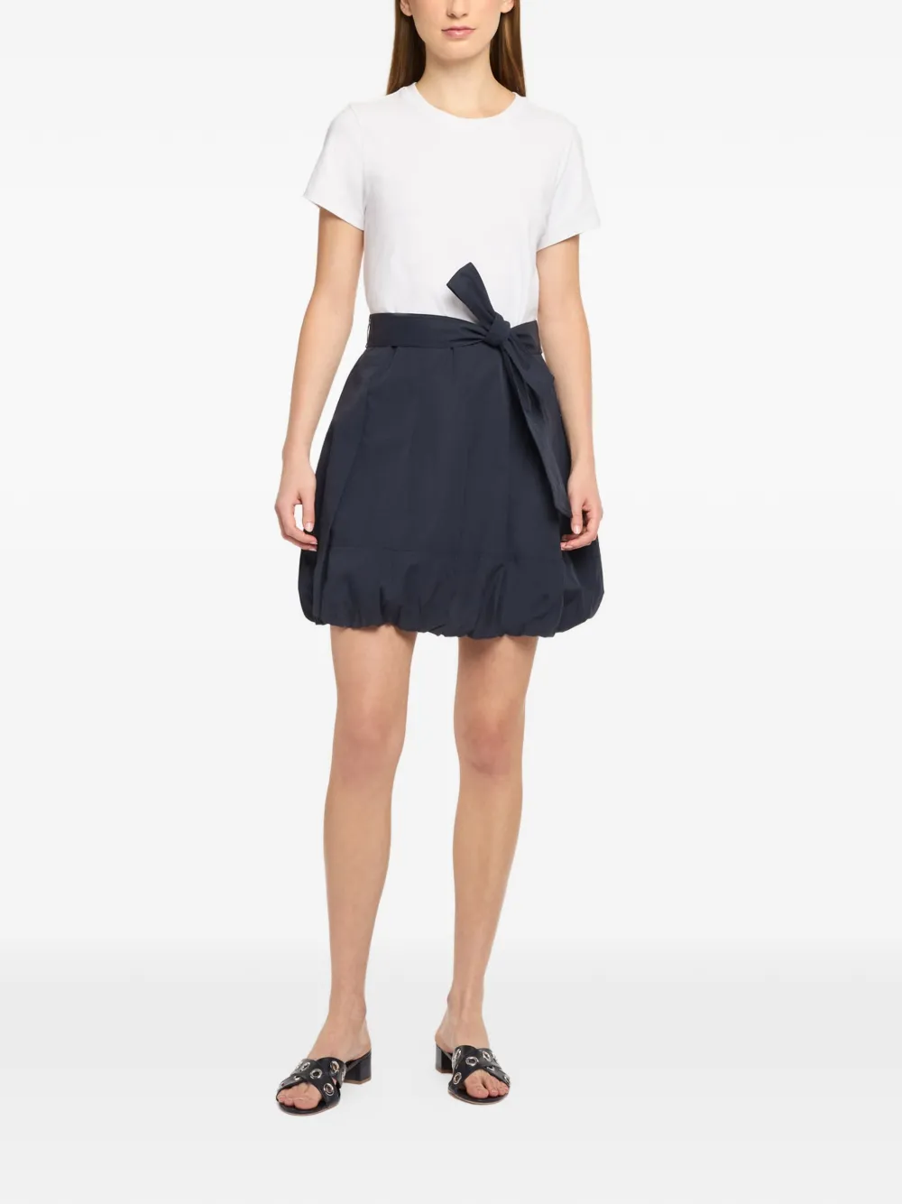 Cinq A Sept Taylon jurk met strik Blauw