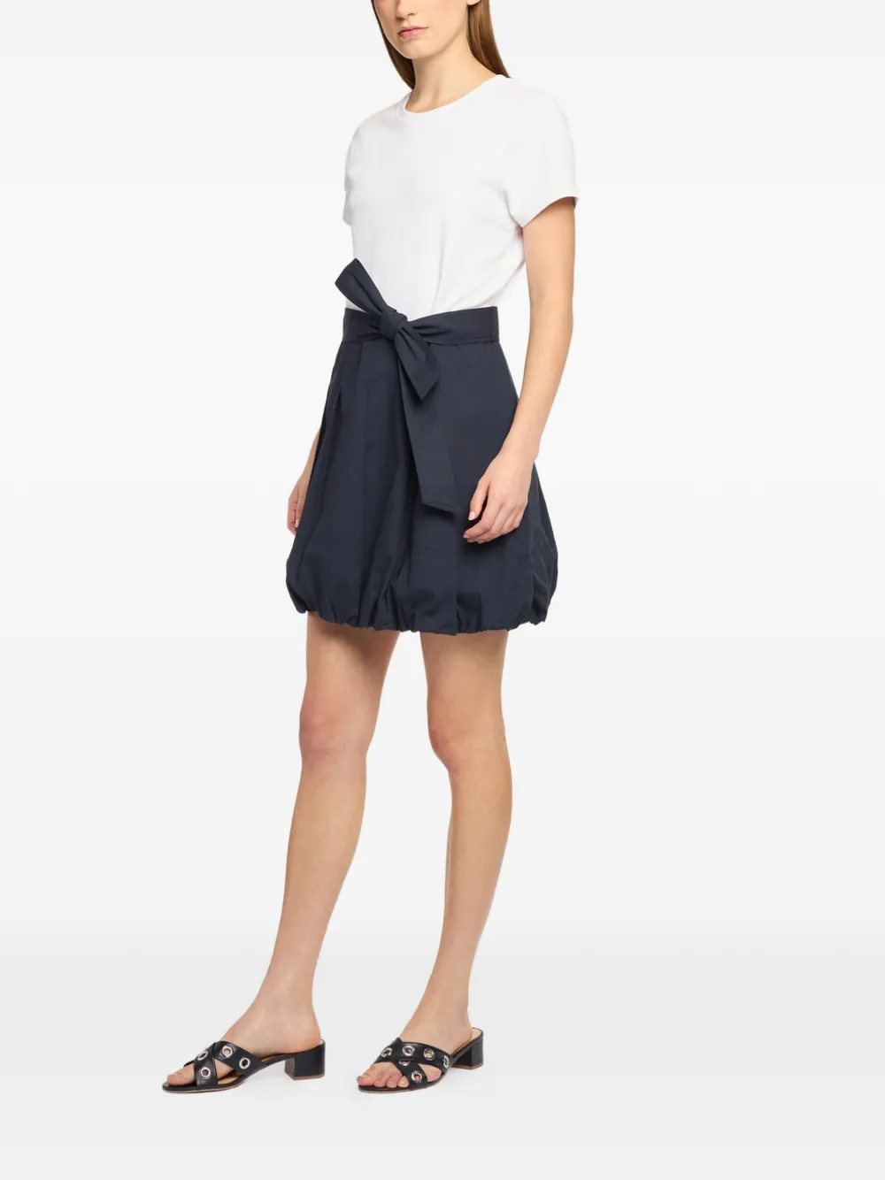 Cinq A Sept Taylon jurk met strik Blauw