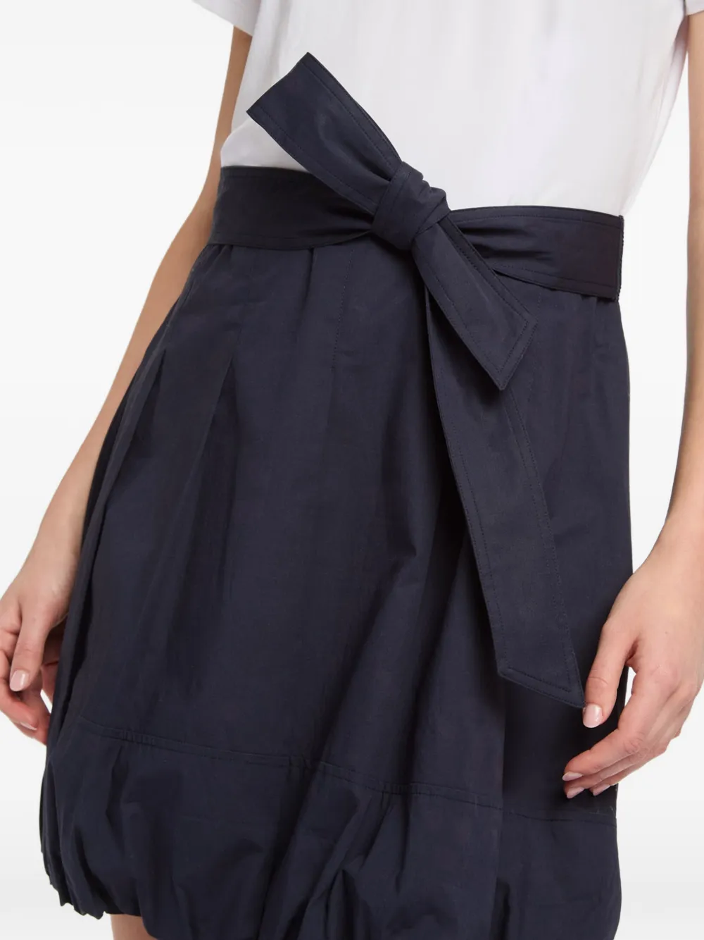 Cinq A Sept Taylon jurk met strik Blauw