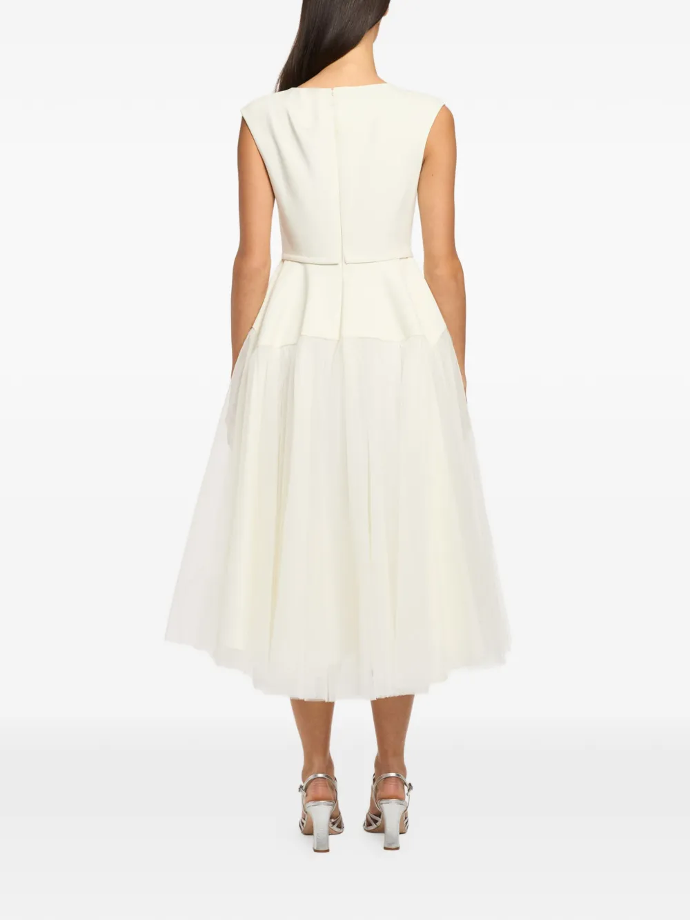 Cinq A Sept Jurk met strik Beige