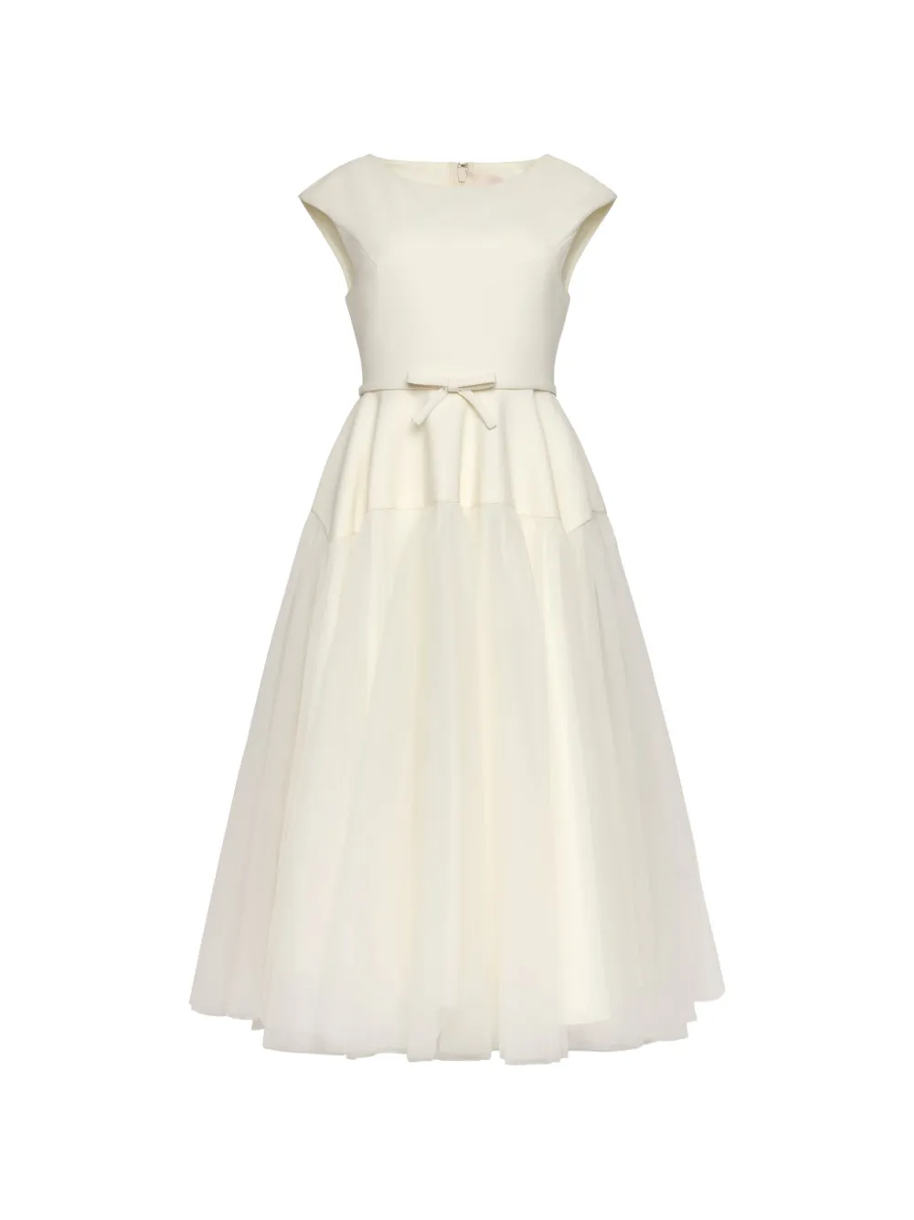 Cinq A Sept bow tulle dress - Toni neutri