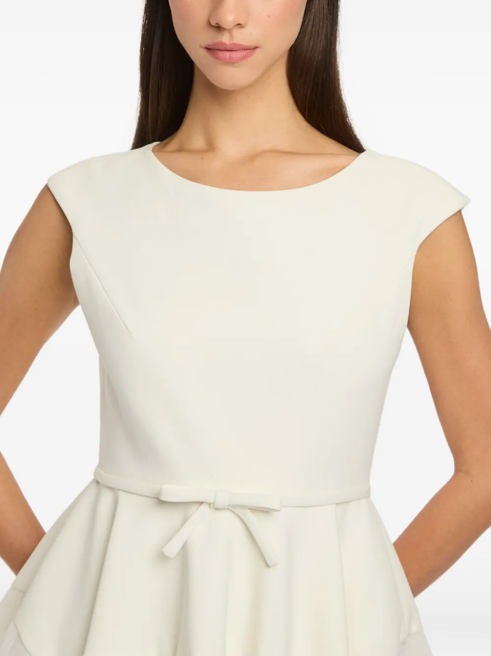 Cinq A Sept Jurk met strik Beige