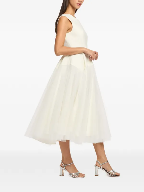 cinq a sept cocktail dress Cinq A Sept Women's Sunnie Midi Dress - Ivory/Cream - Size 2