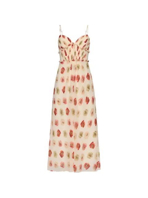 Cinq A Sept floral ruffled dress