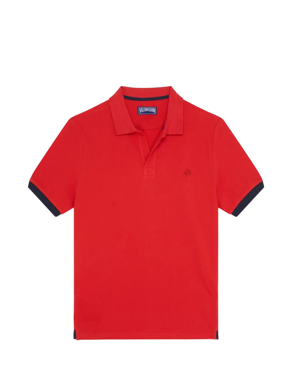 Vilebrequin Poloshirt mit Kontrastdetails - Rot