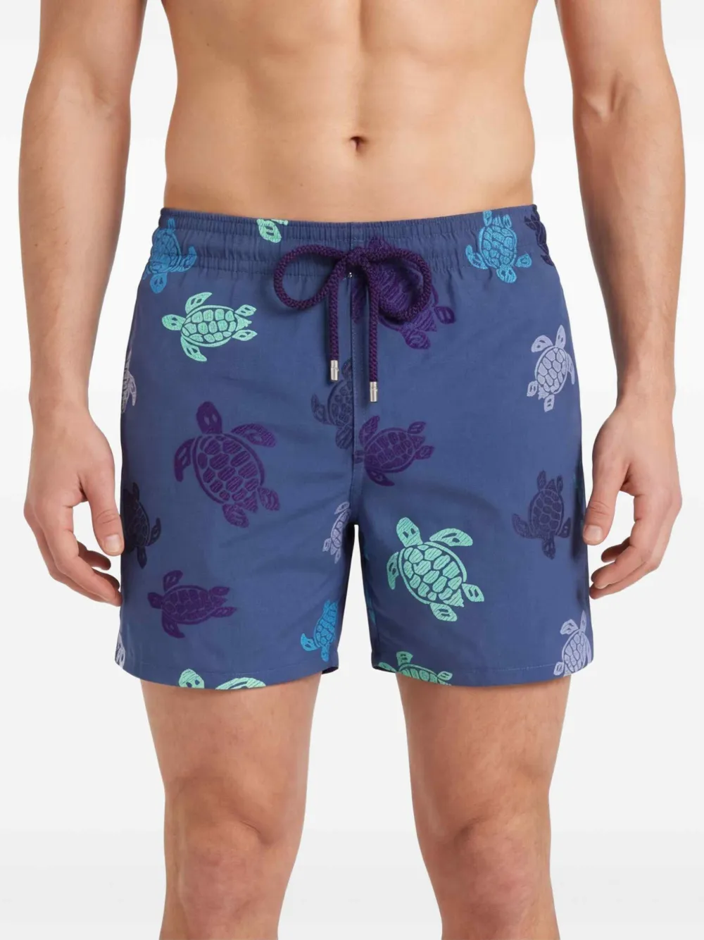 Vilebrequin Badpak met schildpad-print Blauw