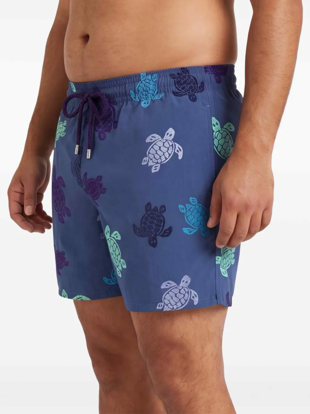 Vilebrequin Badpak met schildpad-print Blauw