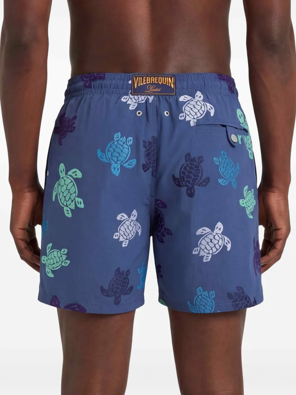 Vilebrequin Badpak met schildpad-print Blauw