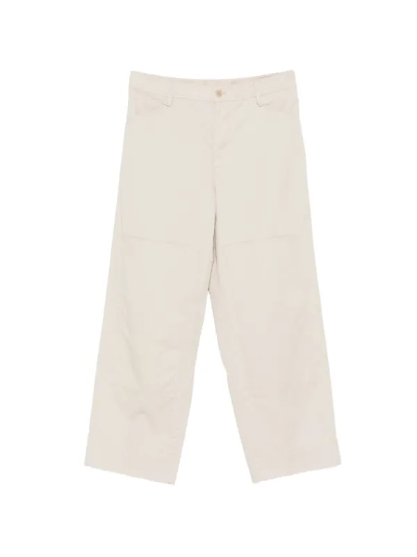 ASPESI Straight-leg Panelled Trousers in Neutrals