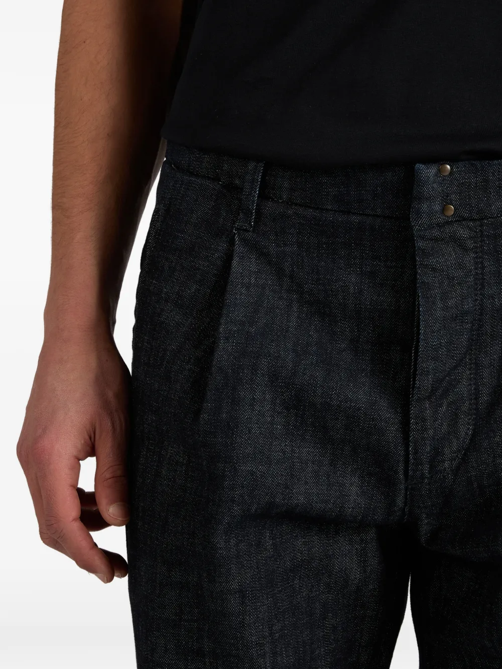 slowear Geplooide jeans Blauw