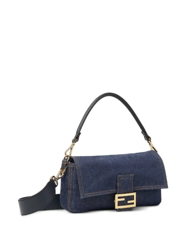 FENDI バゲット リバーシブル ショルダーバッグ | ブルー | FARFETCH JP