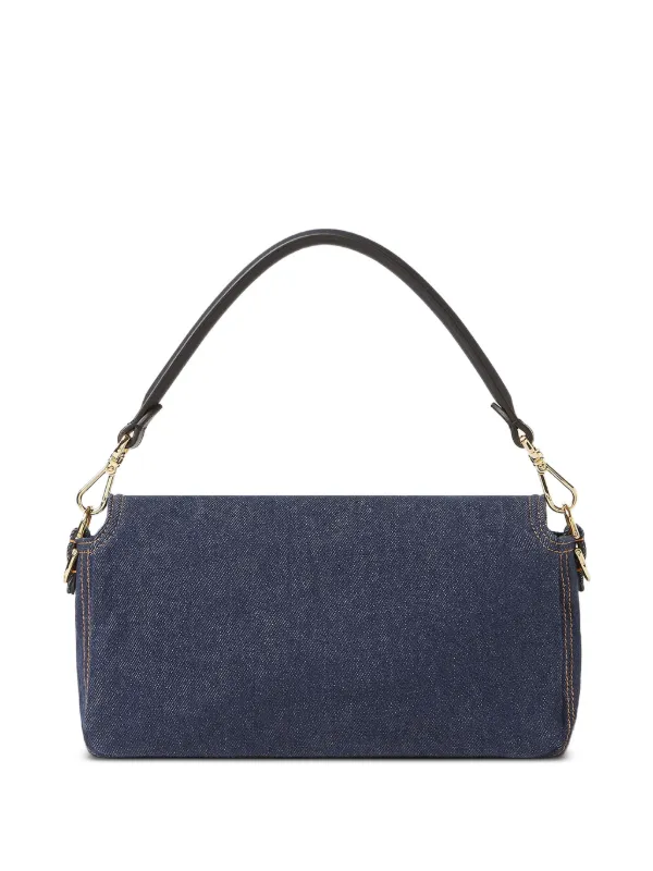 FENDI バゲット リバーシブル ショルダーバッグ | ブルー | FARFETCH JP