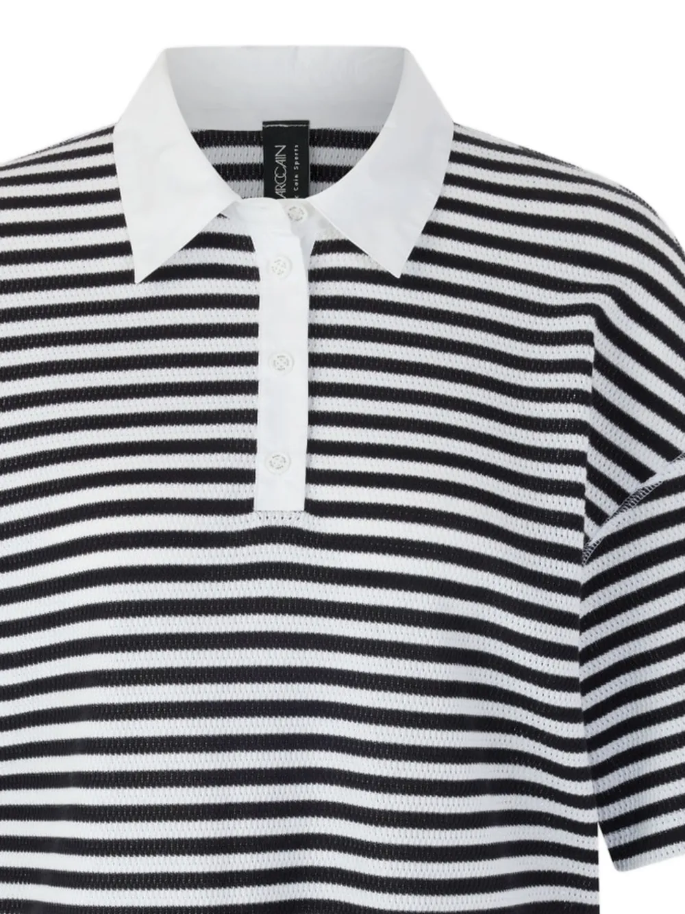 MARCCAIN Gestreept poloshirt Blauw