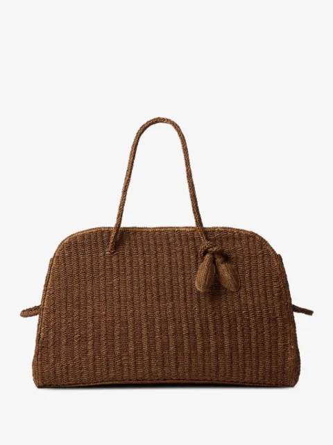 Jacquemus The large raffia Turismo tote bag