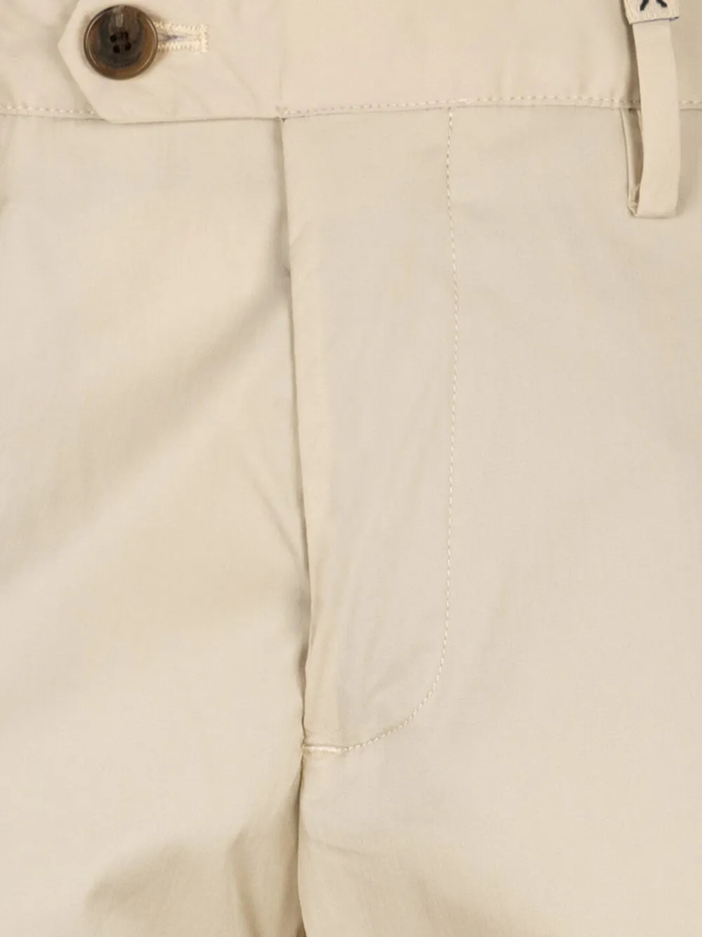 Myths Broek met knoopsluiting Beige