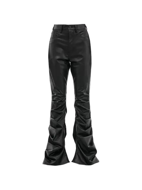 Junya Watanabe pantalones acampanados con volantes