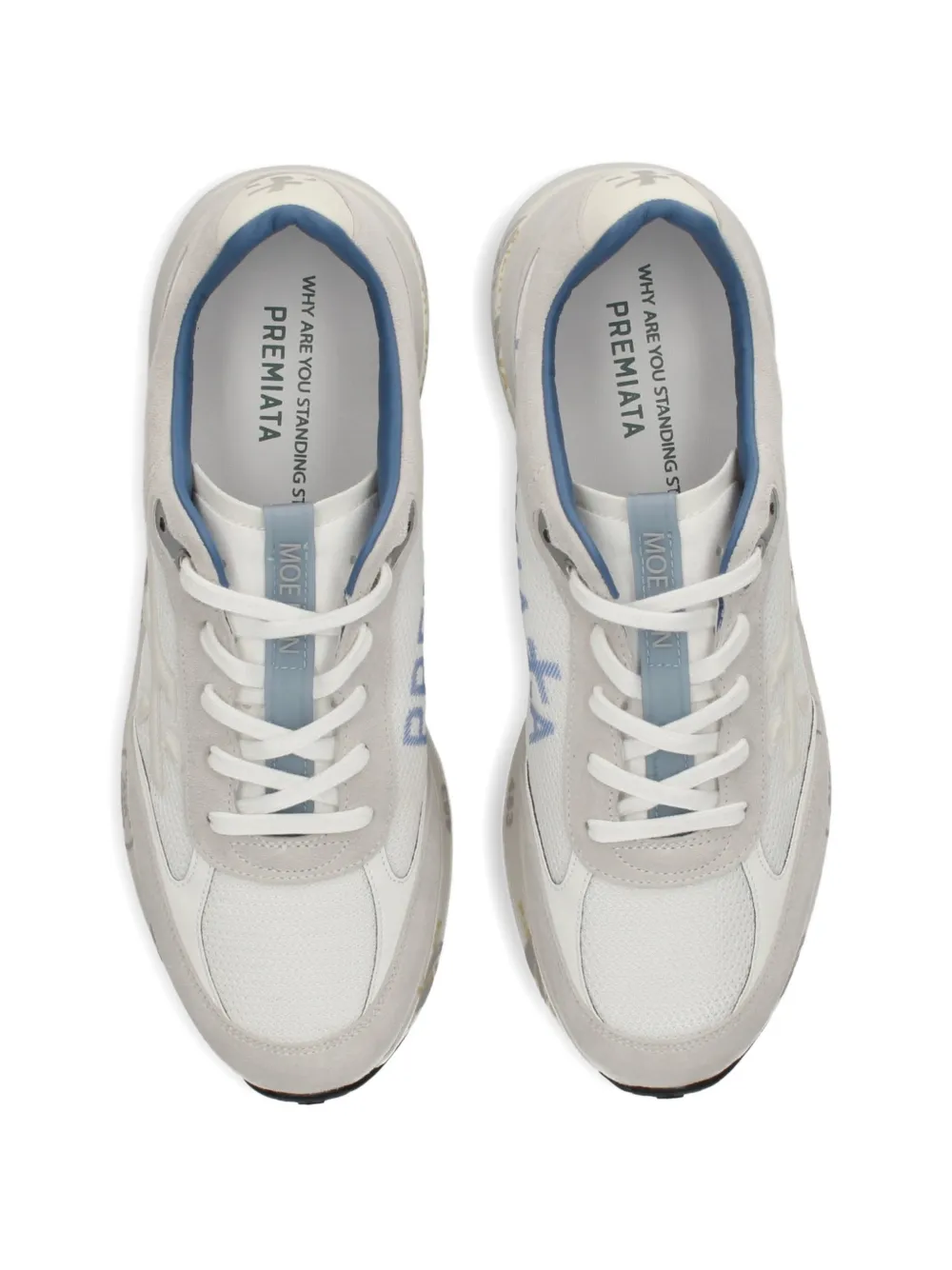 Premiata Moerun 8075 lace-up sneakers Wit