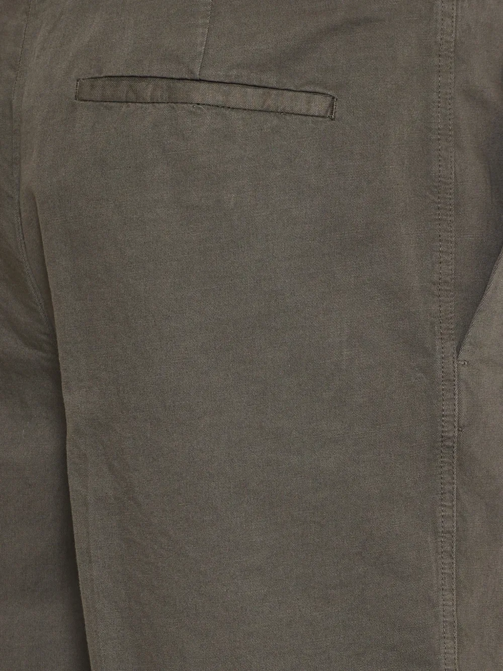 Zegna Linnen chino shorts met riemlussen Grijs