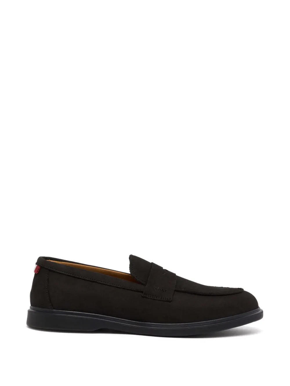Bally webbing penny loafers - Nero