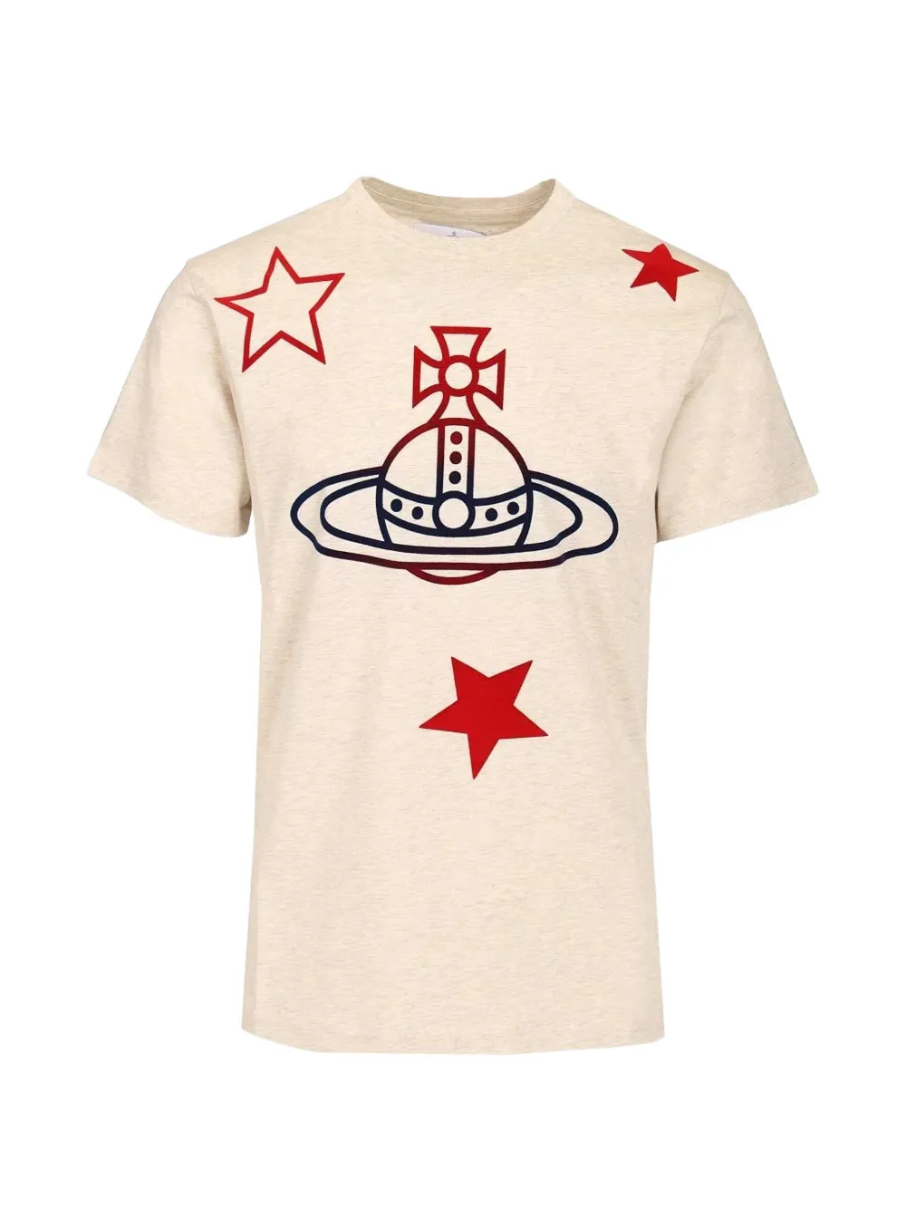 Vivienne Westwood Orb star-print T-shirt - Nude