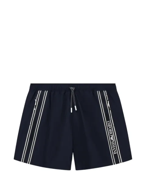 Emporio Armani badeshorts med striber i siden