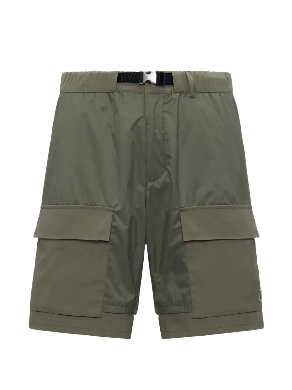 K-Way flap-pocket shorts - Verde
