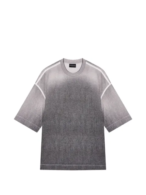 Emporio Armani oversized degradé T-shirt